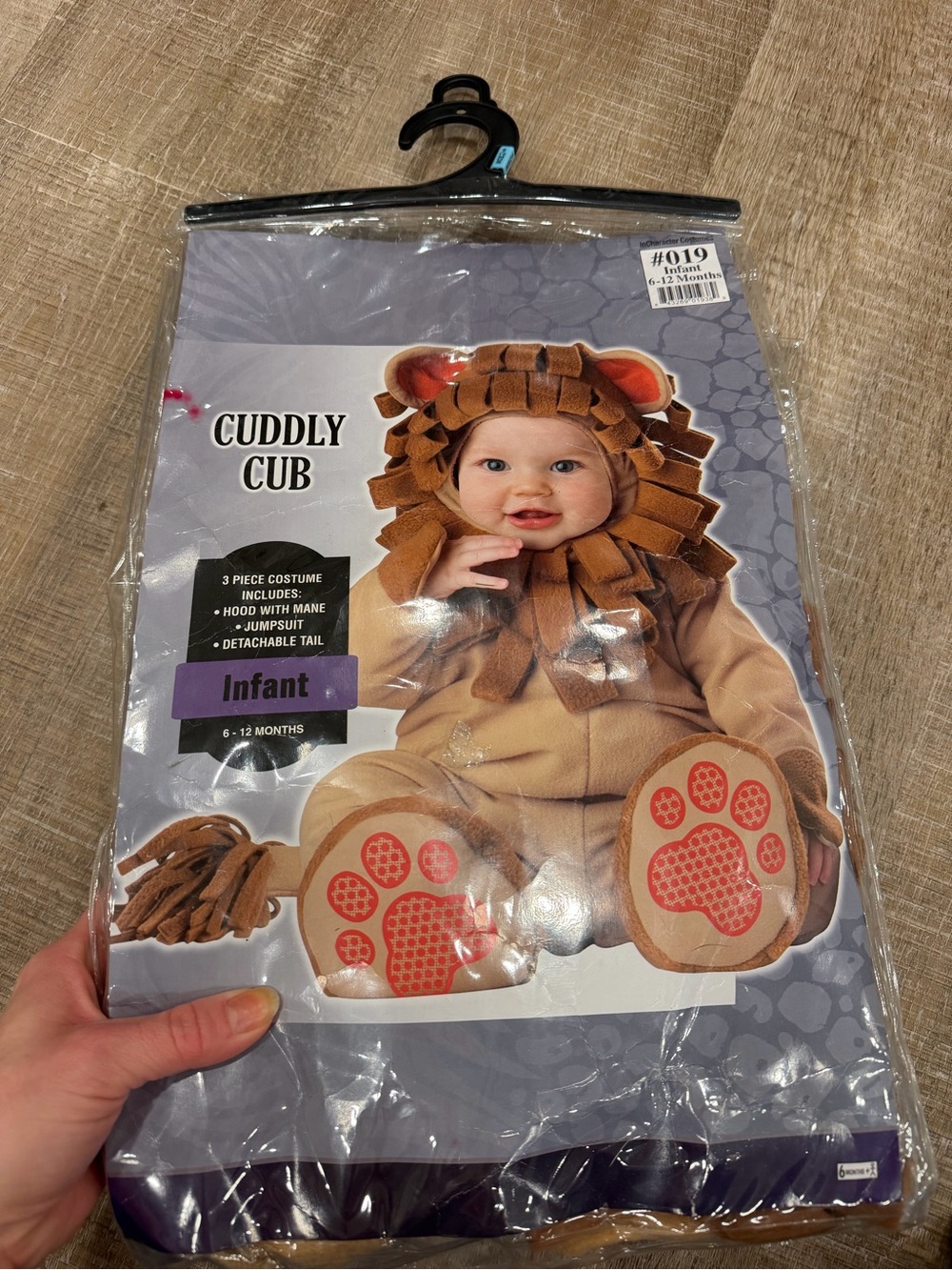 Infant Lion Costume - Brown